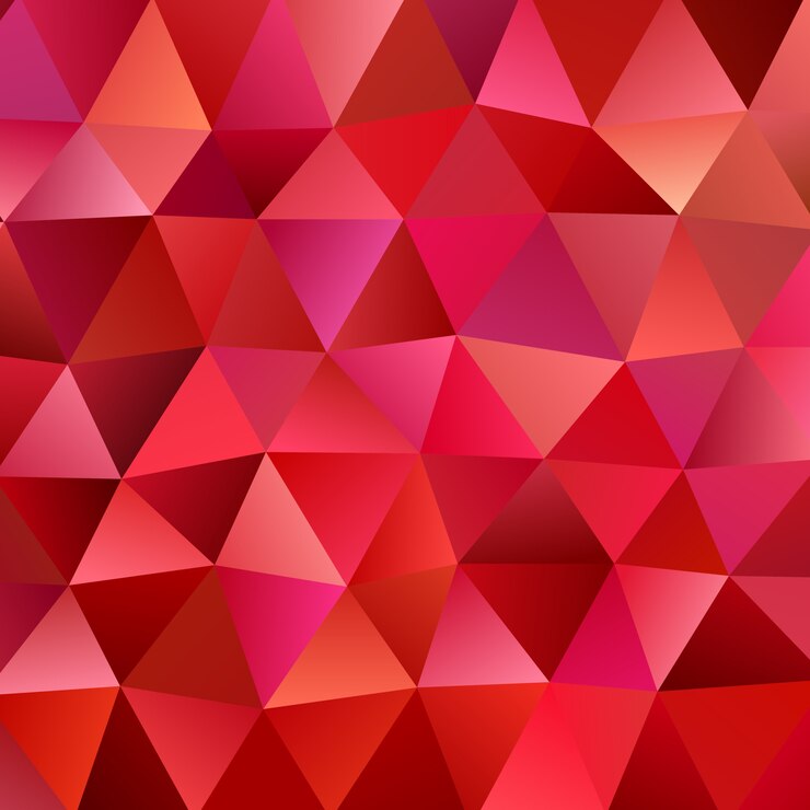 Vector retro abstract irregular polygonal triangle background