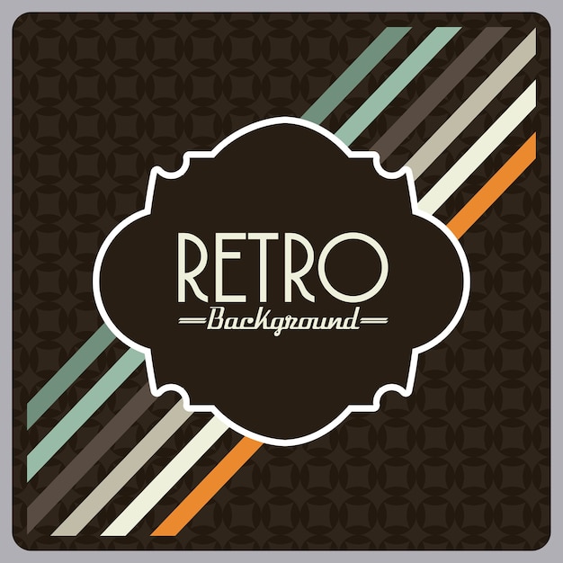 Vector retro achtergrond