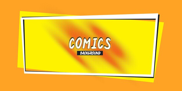 Vector retro background with a comics style abstract vector halftone background