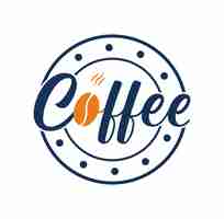 Vector retro badge coffee shop logo design vector