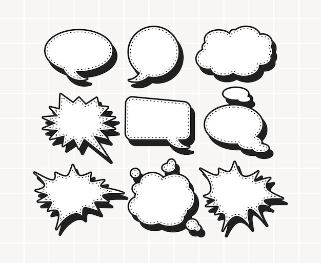 Vector retro balloon text set vector