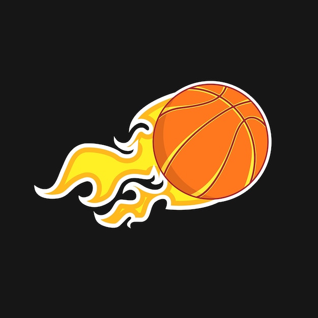 Vector retro basketball badge