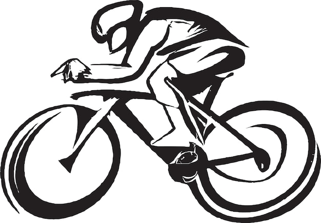 Retro bike vector design