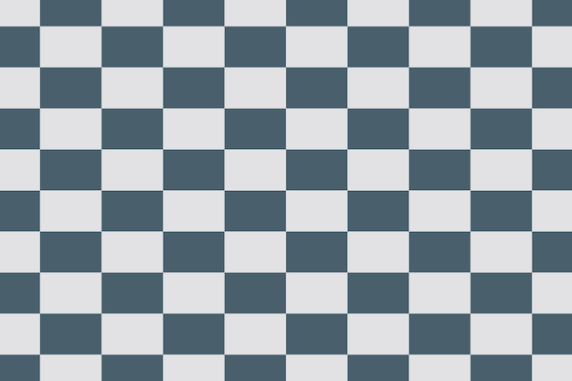 Retro blue chess board texture pattern vector background