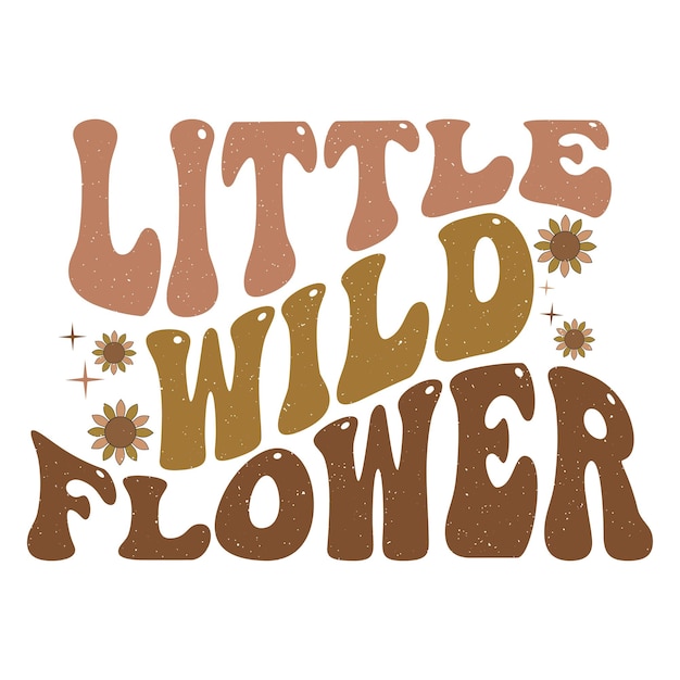 Retro Boho Baby Quotes Svg Design