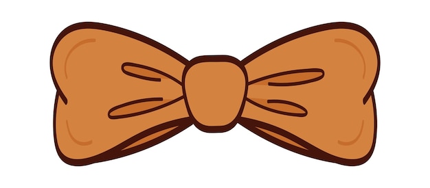 Retro bow icon Vector illustration