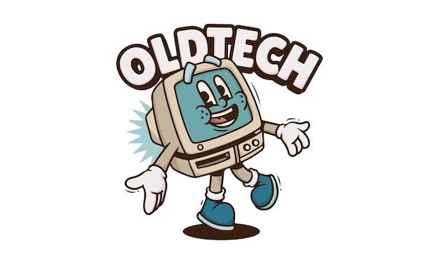 retro cartoon ontwerp collectie