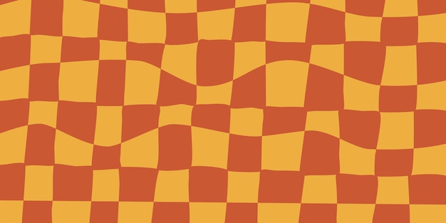 Ретро фон шахматной доски для полиграфического дизайна геометрический фон психоделическая ретро шахматная доска абстрактный векторный рисунок психоделические обои оптический узор абстрактная текстура