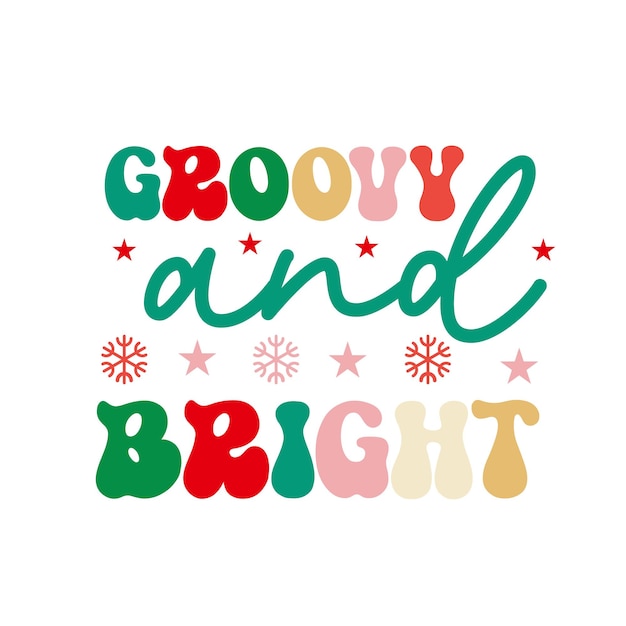 Vector retro christmas svg cut files