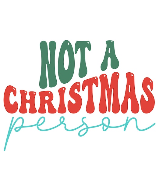 Retro Christmas SVG Design