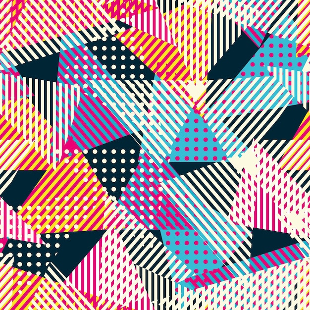 Retro cloth seamless pattern