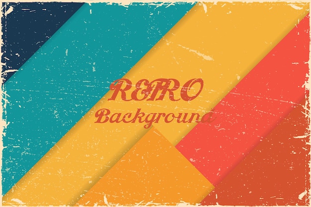 Retro Color Background With Vintage Color Backgrounds.