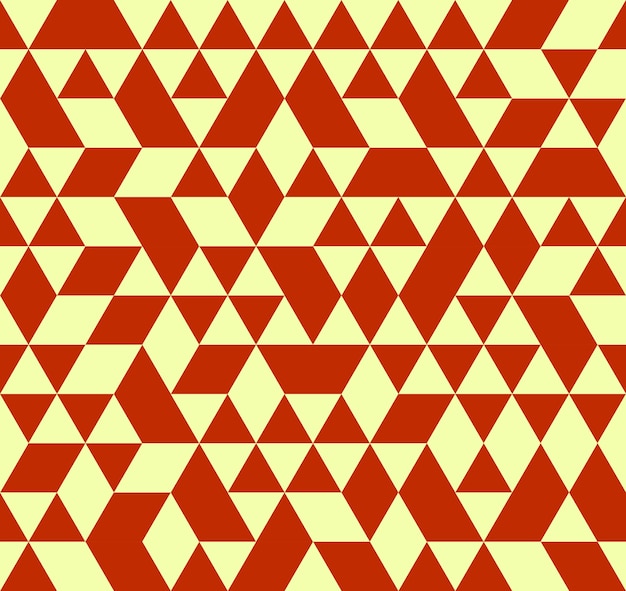 Retro Color Triangle Pattern