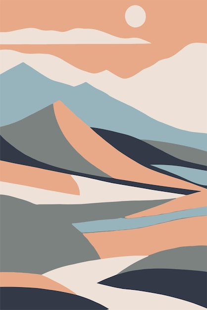 retro cut outs vector pattern