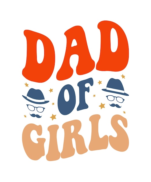 Retro Dad Quote SVG Design