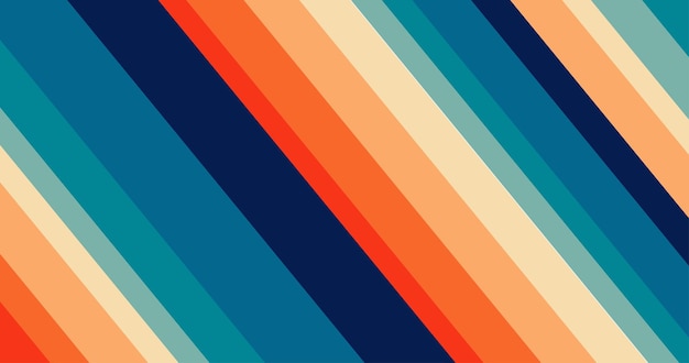 Retro diagonal stripe background design