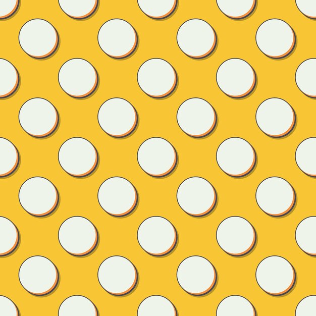 Retro dots pattern, abstract geometric background in 80s, 90s style. Geometrical simple illustration