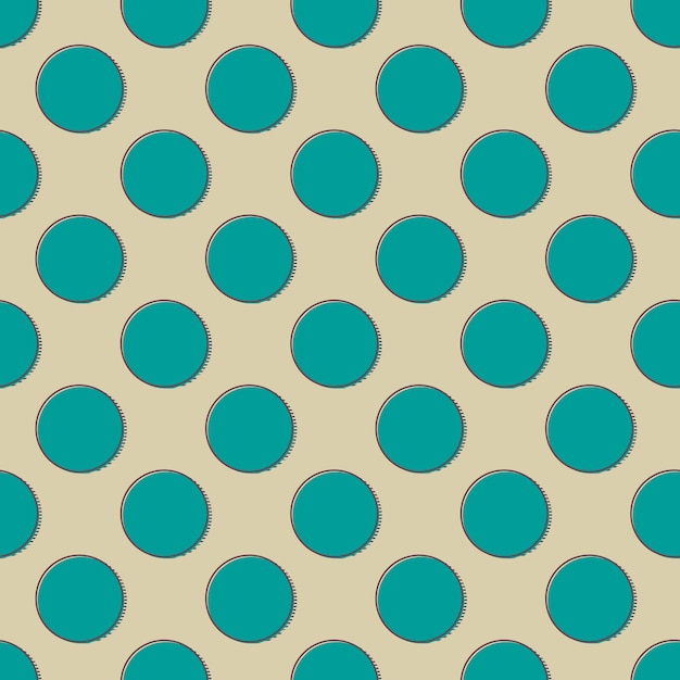 Retro dots pattern. Abstract geometric background in 80s, 90s style image. Geometrical simple illustration