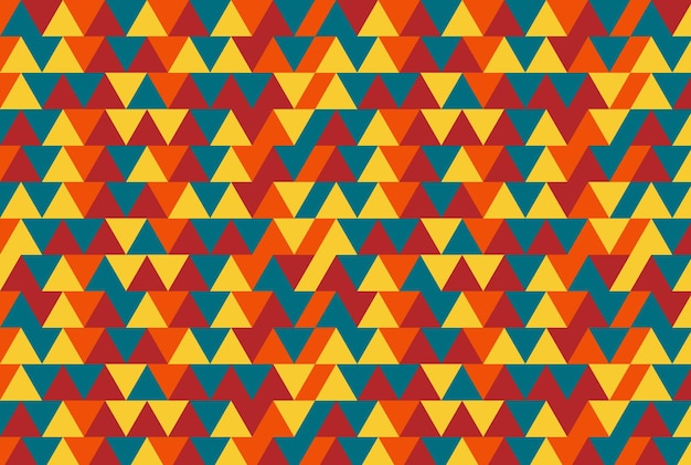 Retro driehoekspatroon 01