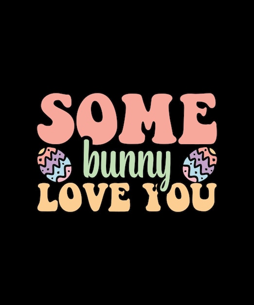 Retro Easter SVG T-shirt design