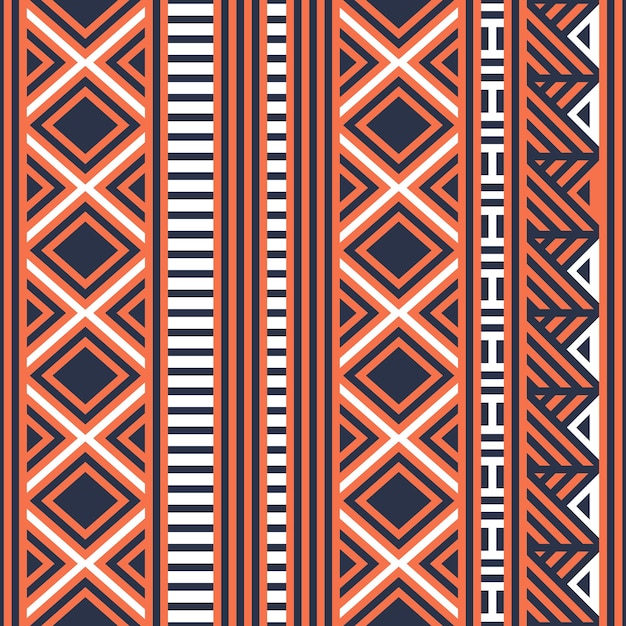 retro ethnic groovy vector seamless pattern surface design textile stationery wrapping paper