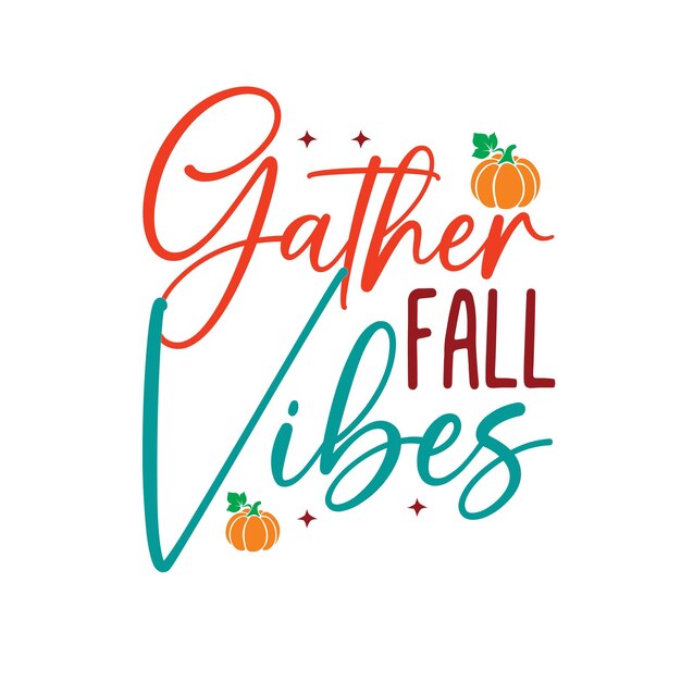 retro fall svg cut file