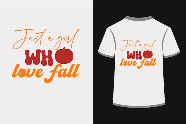 Vector retro fall svg design