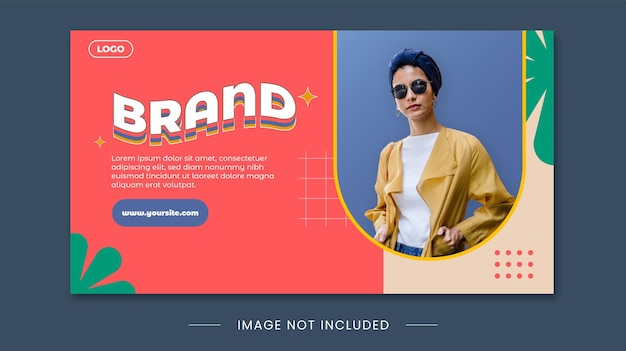 Retro Fashion Banner Template - 06