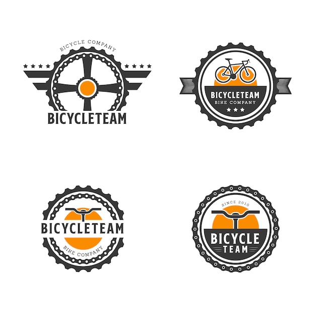 Retro fietsbadges / embleemmalplaatje