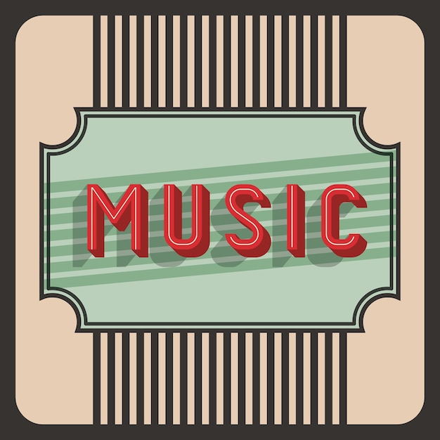 retro frame met bericht geïsoleerd pictogram ontwerp