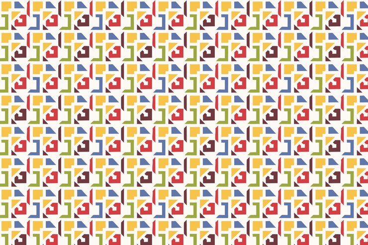 Vector retro geometric pattern background vector vintage design