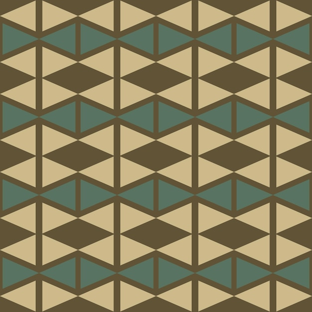 Retro geometry seamless pattern