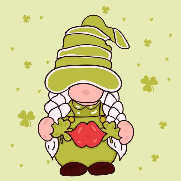 Retro Gnomes Patrick Day Eps