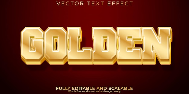 Retro gold text effect editable cowboy and west font style