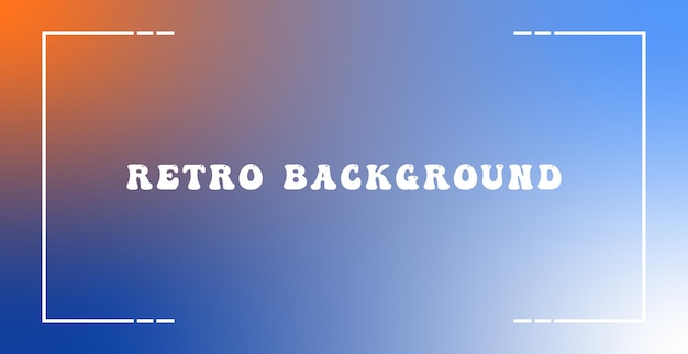 retro gradient background trendy