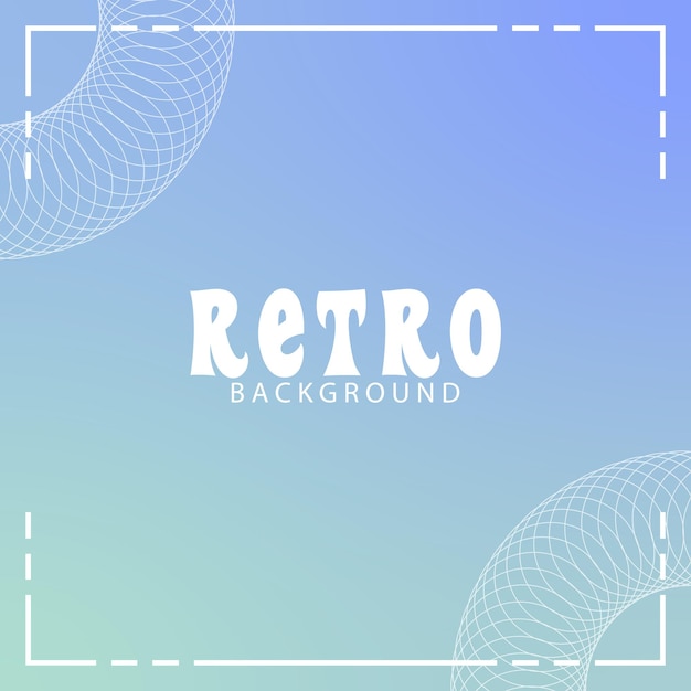 retro gradient background trendy