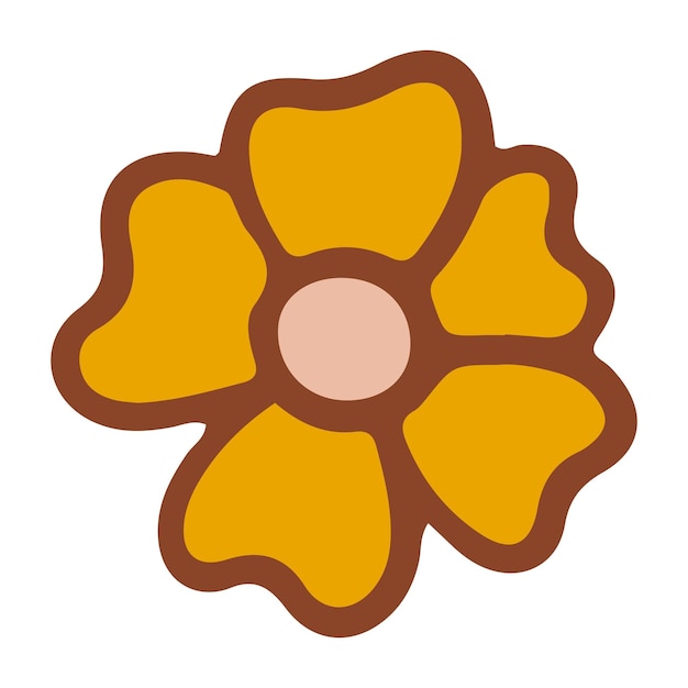 Hippie Cliparts - Hippie Flower Transparent Background, HD Png