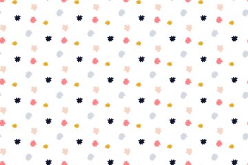 Pink Flower Power Wrapping Paper by Groovy Girl