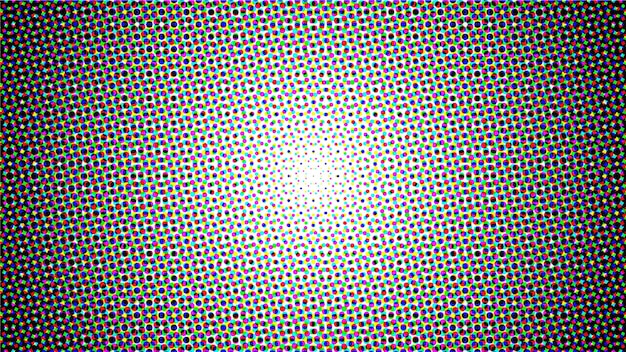 Retro Halftone achtergrond ontwerpsjabloon Popart abstracte stippen patroon