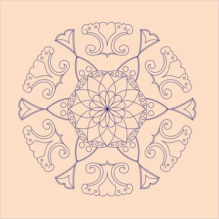 retro hand drawn isolated art textured seamless pottery graphics