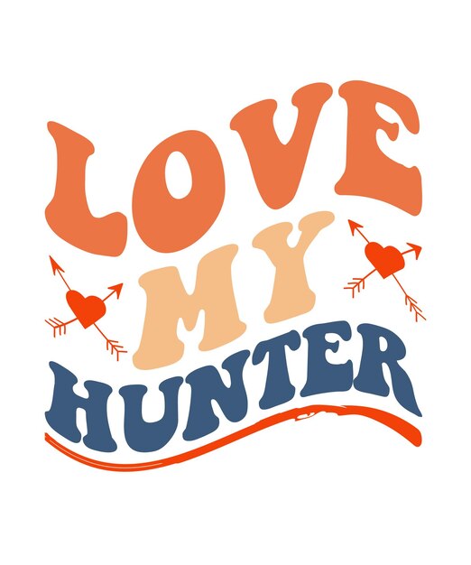 Vector retro hunting tshirt design