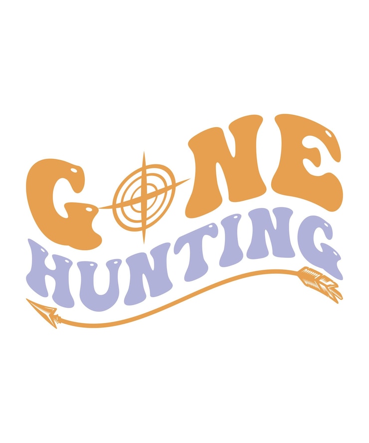 Vector retro hunting tshirt design