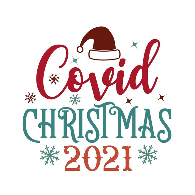 Retro kerst svg kerst svg ontwerp gesneden bestanden Premium Vector