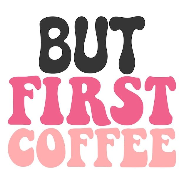 retro koffie svg ontwerp en digitale download
