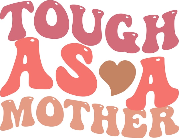 Retro Mother's Day SVG Design