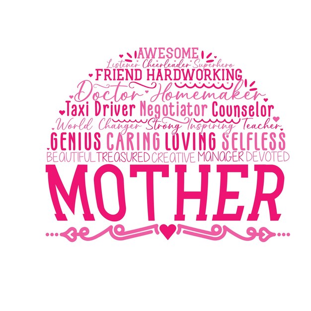 Vettore retro mothers day svg t-shirt mothers day svg circuiti mother's day tipografia design vettoriale