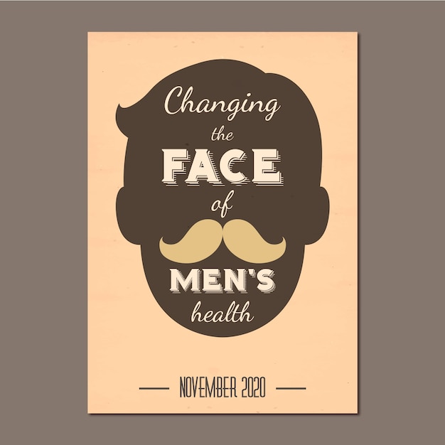 Retro movember card