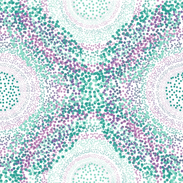 Retro naadloos patroon met cirkels