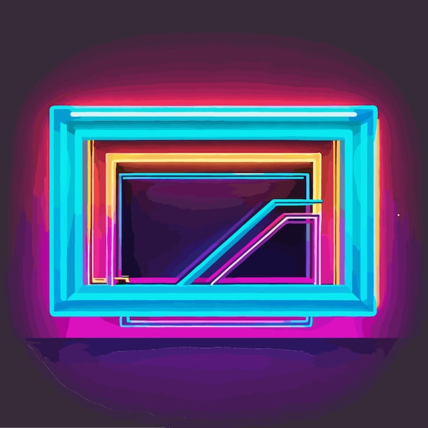 Neon frame retro Vectors & Illustrations for Free Download | Freepik
