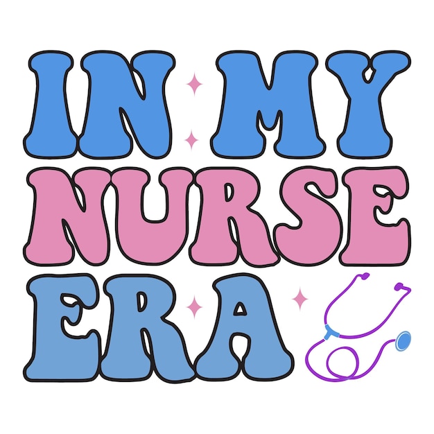 Vettore retro nurse svg bundle nurse citate svg retro nursing design svg